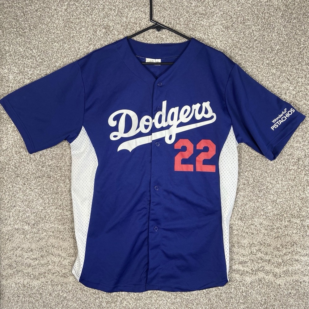 Dodgers Clayton Kershaw SGA Jersey Size XL Blue White 2013 Los Angeles Giveaway